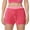 Hot Pink, variant on Women's High-Waisted Sequin Shorts with Elastic Waistband and Side Pockets - Small, Black