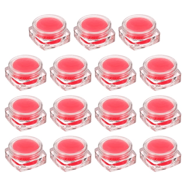 Unique Bargains Colle et Argile pour Peinture au Diamant, Ensemble de 15 Pcs de Colle et Argile pour Peinture au Diamant avec Boîte de Rangement, Rouge