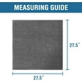 thumbnail image 3 of Plush Chenille Couch Armrest Cover 2 Packs Thick and Soft Sofa Covers Furniture Protector Cover for Pets (27.5" x 27.5", Grey), 3 of 16