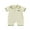 Beige, variant on BemeyourBBs Newborn Baby Boy Summer Clothes Infant Baby Boy Dinosaur Outfit Romper Short Sleeve Romper Dinosaur Half Button-up Collared Jumpsuit
