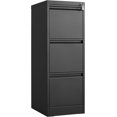 thumbnail image 4 of GloryStar Vertical Steel Filing Cabinet, 3 Drawer Lockable File Storage for Home Office, Fits Letter/Legal/A4/F4 Documents, 4 of 7