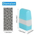 thumbnail image 4 of Identity Protection Roller Stamps,  Wide Roller Stamps Identity Theft Prevention Stamp Rolling Security Stamp Privacy Protection, Guard Your ID Privacy Confidential Data, Blue / Pink, 1 or 2 Pcs, 4 of 9