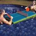 thumbnail image 2 of Swim Central 54" Floating Ping-Pong Table Swimming Pool Game - Blue/Green, 2 of 3