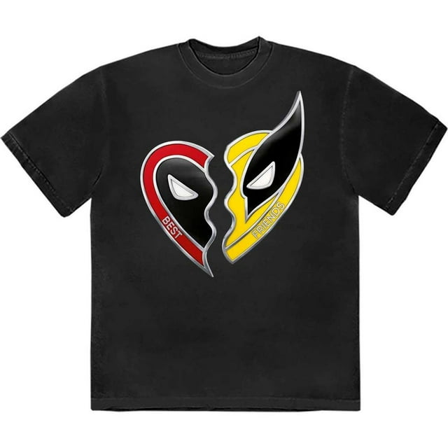 Marvel Comics Adult Best Friends Deadpool T-Shirt