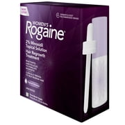 Womens Rogaine 2% Minoxidil Liquid Solution, 3-Month Supply