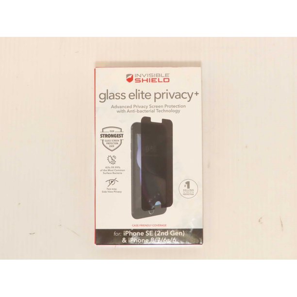 ZAGG Apple iPhone SE (2nd gen)/6/7/8 InvisibleShield Glass+ Privacy