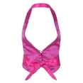 thumbnail image 4 of inhzoy Women's Sequins Shiny Halter Vest Crop Top Tank Waistcoat A Rose One_Size, 4 of 6