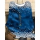 thumbnail image 1 of Jersey con estampado para mujer, camiseta informal a la moda, cuello redondo, Top de gran tamaño, estilo Simple, manga larga, Otoño, 2022, 1 of 4