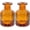 Chocolate, variant on ABCISI 2pcs Diffuser Bottle, 100ml Empty Glass Perfume Jar - Fragrance Sticks Replacement Container - Refillable Aromatherapy Bottle Essential Oils Container for DIY Reed Diffuser Sets, Gray