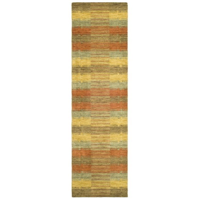 Safavieh Himalaya Gavril Geometric Wool Runner Rug, Multi, 2'3" x 12'