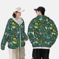 thumbnail image 2 of KLL Forest Flora And Fauna Print Men's Women’s UPF 50+ Sun Protection Outdoor Hoodie Jacket Long Sleeve Fishing Hiking Performance Shirt- X-Large, 2 of 5