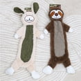 thumbnail image 5 of TETOU 2Pcs Squeaky Dog Toys, No Stuffing Crinkle Dog Toys, Interactive Dog Toy for Aggressive Chewers Large Medium Small Dogs(Bunny & Sloth）, 5 of 8