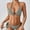 Green, variant on Ynynloco Women's Sexy Halter Bikini Set Triangle Top String Swimwear Two Piece Swimsuits Cheeky Cut Out Bathing Suit