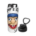 thumbnail image 2 of Lsque Sml Jeffy Pattern Water Bottle,18oz Sports Insulated Kettle for Cycling Gym Basketball Outdoor, Suitable as a Present, 2 of 8