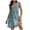 Light Blue, variant on GEWSEY Womens Summer Dresses 2025 Loose V Neck Sleeveless Swimsuit Coverup with Pockets Floral/Plain/Eyelet Sky Blue, 2XL
