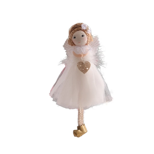 Toystoory Muñeco de Navidad para sala de estar, dormitorio, colgante de pared, de tela, decoración interior, hogar, oficina, Hotel, festival de Kits de decoración para fiestas Corazón Toystoory HA069190-01