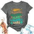 thumbnail image 4 of Summer Tops for Women Burnout Tee Shirts Womens Summer Shirts Loose Fit Womens T Shirt Loose Fit Long Sleeve for Women Fall Long Sleeve Layering T Tops Dark Shirt Solid Grey M, 4 of 4