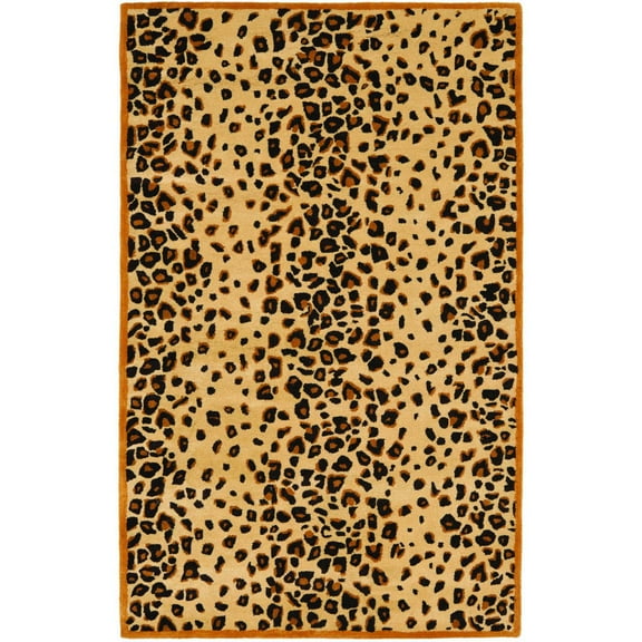 SAFAVIEH Martha Stewart Kalahari Spotted Area Rug, Teak, 9' x 12'