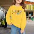 thumbnail image 6 of Mercatoo Sweatshirts for Girls Boys First Day of School Fourth Grade Graphic Pullover Tops Tween Trendy Long Sleeve Shirt, 6 of 6