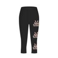 thumbnail image 3 of Pantalones de Ajuste Seco de la Moda de las Mujeres Imprimidas Leggings, Deporte de Yoga Elástico de Poliéster Elástico Respirable, 3 of 7