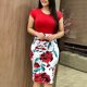 thumbnail image 1 of WILLBEST Vestidos para Mujer Verano Moda Mujer Sexy Cuello Redondo Manga Corta Empalme Vestido Estampado de Flores Mediana​​, 1 of 3