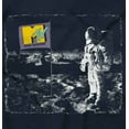 thumbnail image 2 of MTV Logo Moon Man Space Landing Romper Boys or Girls Infant Baby Brisco Brands NB, 2 of 6