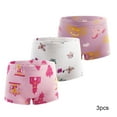 thumbnail image 2 of Esaierr 3PCS 2-12 Years Old Girls Underwear Boxer Briefs,Baby Kids Girls Underwear Briefs,Cotton Threaded Breathable Cartoon Print Shorts, 2 of 4