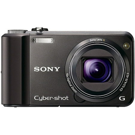 Sony DSC-H70/B 16.1MP Digital Camera w/ 10x Optical Zoom Lens, 3.0" LCD Display, 100 Free Prints, (Assorted Colors)