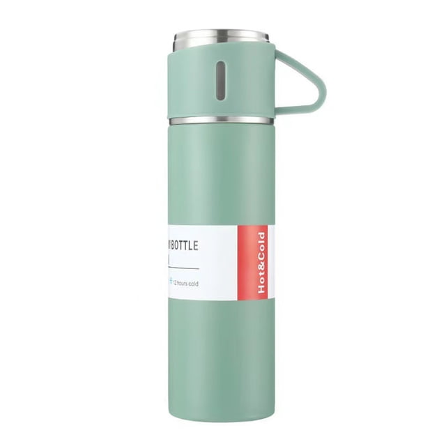 Zootealy Double Layer Stainless Steel Vacuum Insulated Water Bottle Coffee Mug Thermal Bottle 12H Keeps Hot and Cold Leakproof Suitable for Home Office Outdoor Travel