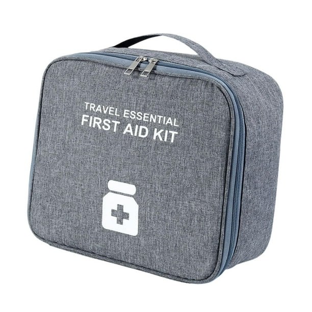 Bolsa de almacenamiento de medicamentos Yuyangstore botiquines de primeros auxilios gris L