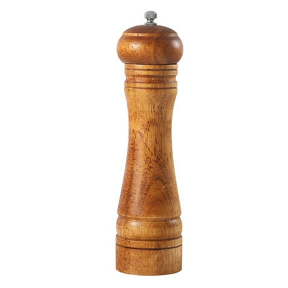 Wooden Pepper Mill or Salt Mill - Best Pepper or Salt Grinder Wood with a Adjustable Ceramic Rotor and easily refillable - Oak Wood Pepper Grinder for your kitchen,style2,G186924
