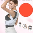 thumbnail image 2 of Esquirla Unisex Back Posture Humpback Corrector Belt Lumbar Shoulder Support Brace L L, 2 of 8
