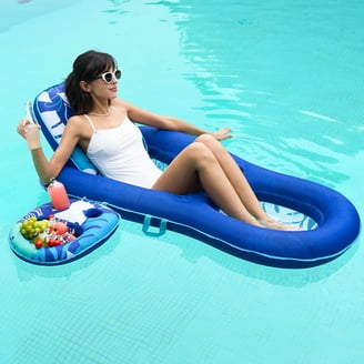 GVDV Inflatable Tanning Pool Lounger Float, 79