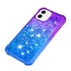 thumbnail image 5 of Funda para iPhone 12 Mini Transparente con Brillos Carcasa Protectora Antigolpes con Glitter Brillante, 5 of 5