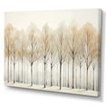 thumbnail image 2 of Designart "Dreamlike Forest In Minimalism" Landscape Trees Canvas Art Print, 2 of 7
