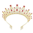 thumbnail image 3 of Corona para mujer, tiara de boda, tocado de novia para quinceañera, tiara para fiesta Estilo C, 3 of 9