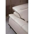thumbnail image 4 of American Eagle Furniture Modern Leather Loveseat in Beige, 4 of 6