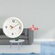 thumbnail image 2 of Reloj de pared moderno, decorativo, redondo, silencioso, sin tictac, con números . Ideal para el hogar, la oficina o el estudio. Figura decorat, 2 of 8
