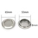 thumbnail image 2 of 2x 10 Unids Agujero Louver de Material Acero Inoxidable Cubierta de Ventilación de Aire para Pequeña Sala Oficina Hogar 2 piezas, 2 of 8