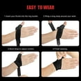 thumbnail image 4 of Ultra Thin Wrist Brace and Thumb Arthritis Compression Strap Adjustable Sport Carpal Tunnel Support for Men and Women, Comfortable Carpal Tunnel for Thumb Wrist Relieve Pain (Right Hand), 4 of 5