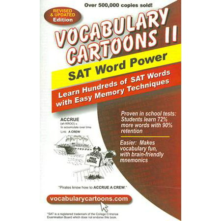 Vocabulary Cartoons II, SAT Word Power : Learn Hundreds of SAT Words with Easy Memory