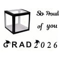 thumbnail image 2 of 2026 Graduation Balloon Boxes Decor, 4pcs Graduation Boxes “GARD” “2026” Letters, So Pround of You Decorations for Class of 2026 Party Supplies for College, High School (4Pcs_11.8x11.8in), 2 of 8