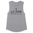 thumbnail image 1 of Skyline Brazil Women's Muscle Tank Medium Heather Grey, 1 of 5