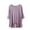 Purple, variant on HVOBTTY Women's Summer Casual Solid Color Short Sleeve Round Neck Soft Breathable Versatile Daily Wear Homewear Tee Shirt Brown, XL