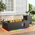 thumbnail image 4 of Evita 42" Gas Fire Pit Table for Outdoor 50,000 BTU Propane Fire Pit Table with with RGB LED Lights, 4 of 10