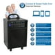 thumbnail image 2 of Sistema PA inalámbrico portátil Pyle, 400 W, compatible con Bluetooth, batería recargable, funciona con batería exterior, altavoz estéreo con asa, ruedas 1/4 a AUX, cable RCA (PWMA230BT), 2 of 7