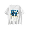 thumbnail image 2 of 67 Six Seven 6-7 - Funny Italian Brainrot Gaming Meme T-Shirt 𝓴𝓲𝓭𝓼 White, Casual Holiday Top For 𝓴𝓲𝓭𝓼 100, 2 of 7