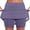 Purple#skirts for women going out, variant on Lcziwo Women Skirts Mini Length Stretchy High Waist Dot Print Skorts Tennis Athletic Golf Casual Summer Skort with Pockets Khaki,XXL