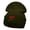 Olive, variant on Curative Heart Logo Embroidered Long Knitted Beanie - Yellow OSFM