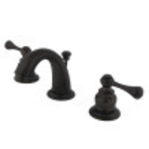 Kingston Brass GKB915BL Vintage Deck Mount Bathroom Faucet, Oil Rubbed Bronze